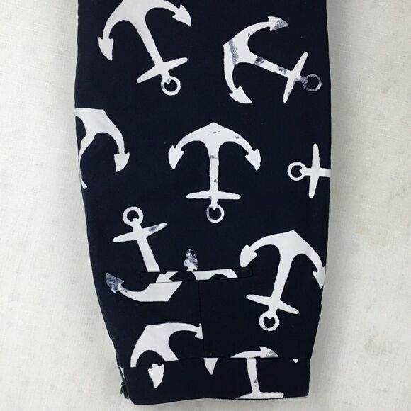 J. Crew navy blue anchor skirt - Picture 4 of 6